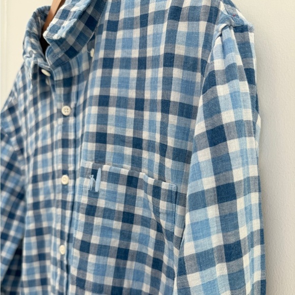 johnnie-O Hyat Hangin Out Button Up Shirt Malibu Size Large - Picture 2 of 6